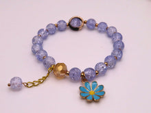 Load image into Gallery viewer, Bright Daisy Bracelet Gifts For Women Elastic Bracelet Cracked Quartz
