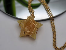 Load image into Gallery viewer, Natural Handmade Crystal Gold Wire Wrapped Citrine Necklace
