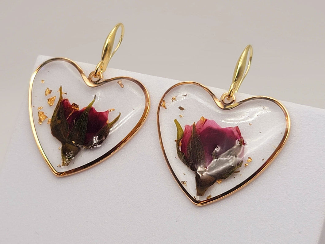 Pressed Wild Flower Earrings | Multi Flower Earrings | Resin Jewelry