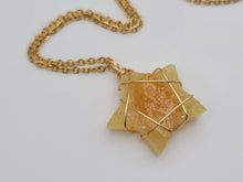 Load image into Gallery viewer, Natural Handmade Crystal Gold Wire Wrapped Citrine Necklace
