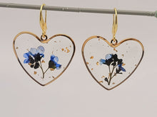 Load image into Gallery viewer, Pressed Wild Flower Earrings | Multi Flower Earrings | Resin Jewelry
