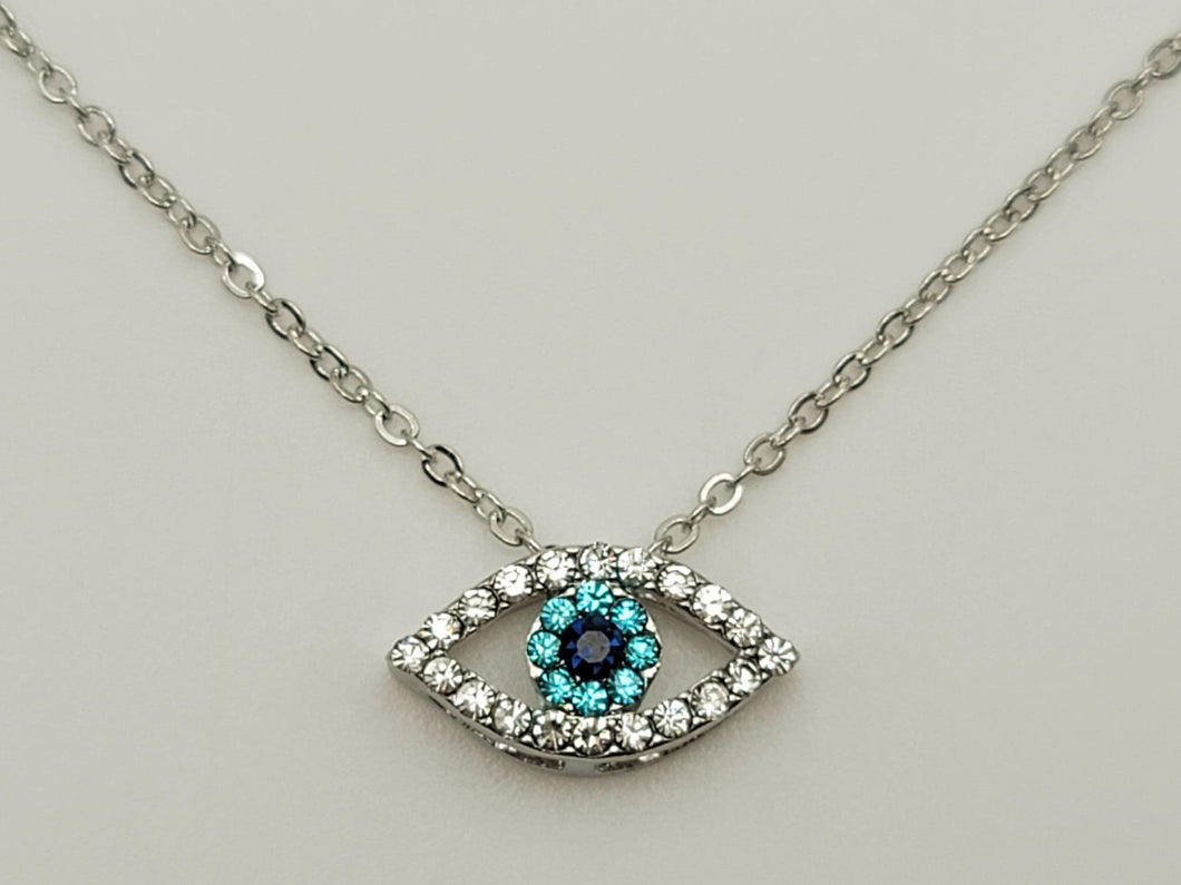 Beautiful Blue Evil Eye Necklace For Protection