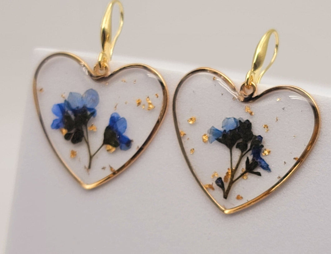 Pressed Wild Flower Earrings | Multi Flower Earrings | Resin Jewelry