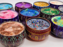 Load image into Gallery viewer, Manifestation Candles For Love, Abundance, Clarity, Spiritual Cleanse, Healing, reiki energy, herbs, and organic soy Wax
