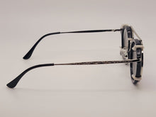 Load image into Gallery viewer, Steampunk Goggles Glasses Round Sunglasses Emo Retro Vintage Colorful Blue
