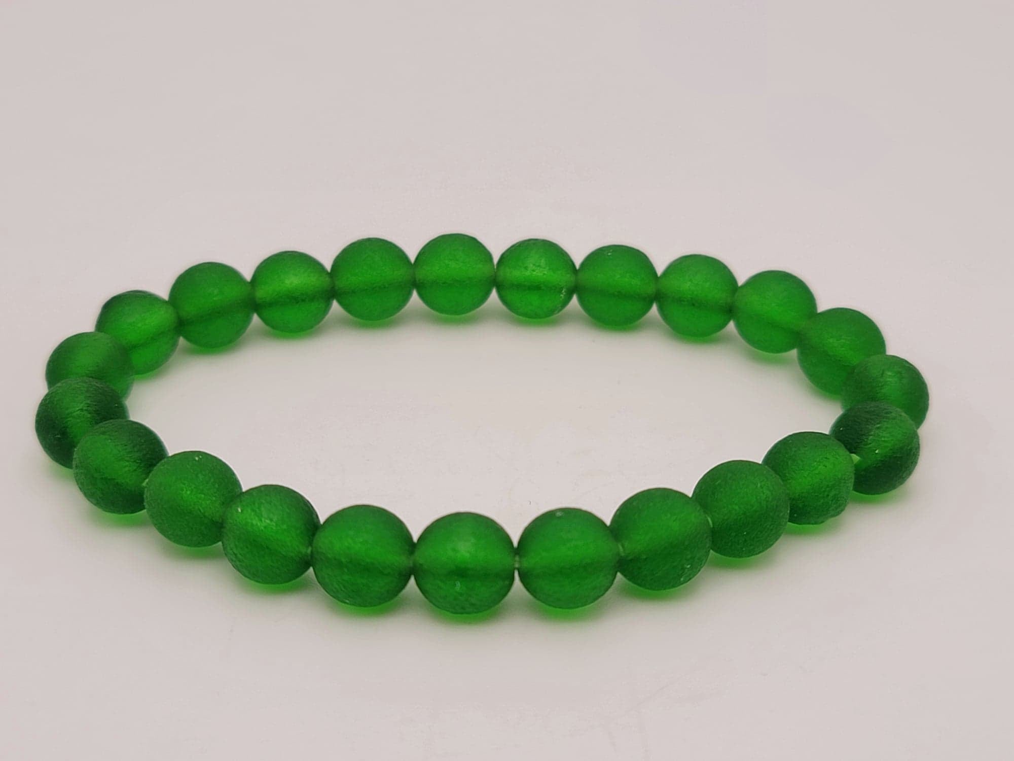 12mm Green GEM MOLDAVITE Meteorite Impact Glass Bead Bracelet | eBay