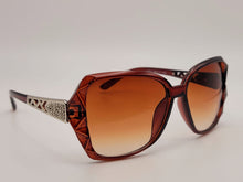 Load image into Gallery viewer, Fashion Big Square Women Luxury Sunglasses Vintage Punk Brown color
