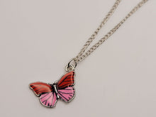 Load image into Gallery viewer, Butterfly Necklace - Trendy Butterfly necklace Silver tone
