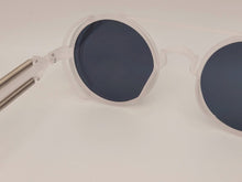 Load image into Gallery viewer, Steampunk Goggles Glasses Round Sunglasses Emo Retro Vintage White
