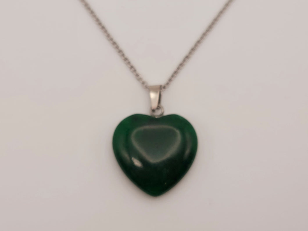 Jade Natural Point Necklace Gold Tone Necklace- Good Luck•Fortune (Powerful Necklace)