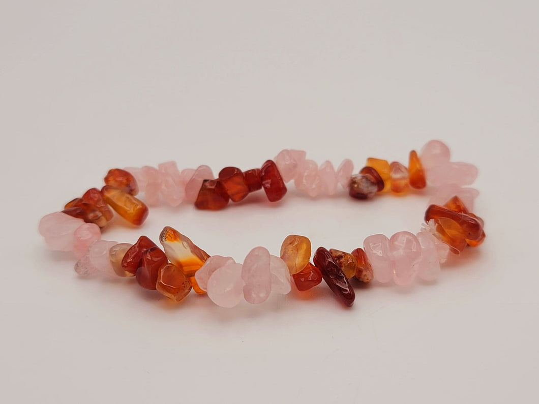 Carnelian Bracelet | Root Sacral Chakra Healing Stone | Virgo Zodiac |