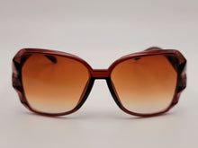 Load image into Gallery viewer, Fashion Big Square Women Luxury Sunglasses Vintage Punk Brown color
