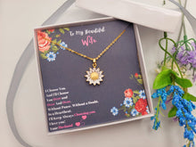 Load image into Gallery viewer, To My Wife Soulmate Necklace Gift For Her, To My Wife Necklace, Love
