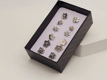 Load image into Gallery viewer, Surgical steel stud earrings set | tarnish free earrings Hypoallergenic earrings Cute
