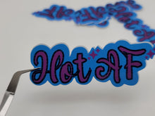 Load image into Gallery viewer, Holographic Waterproof 90s Nostalgia HOT AF Vinyl Sticker,
