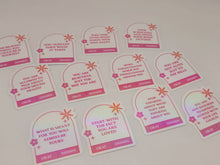 Load image into Gallery viewer, 12 Set Sticker for Daily Reminders Positive Mindstet Holographic Vinyl Sticker
