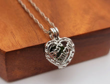 Load image into Gallery viewer, 100% Genuine Natural Moldavite Dove Locker Necklace  Best Mom
