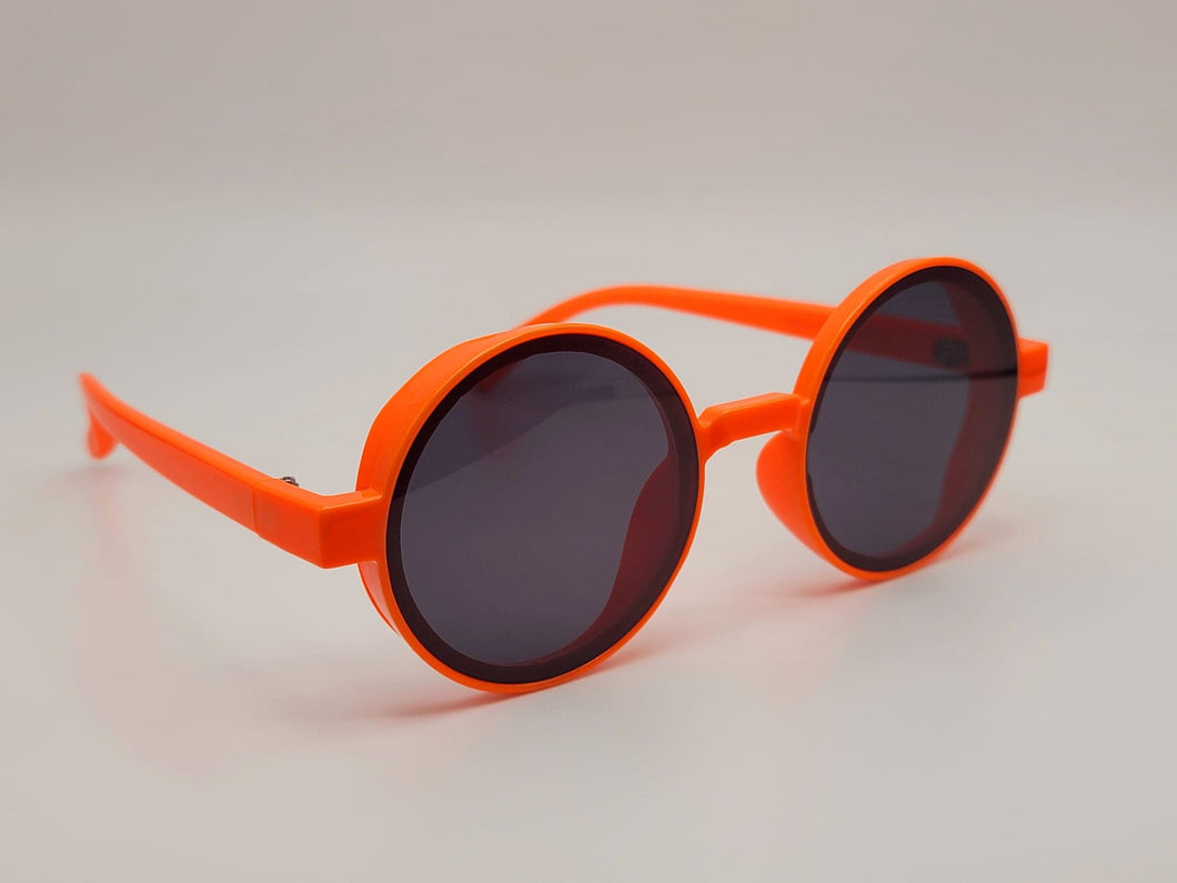 Orange round hot sale sunglasses