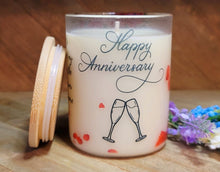 Load image into Gallery viewer, Personalized Anniversary Gift - Anniversary Gift - 16oz Soy Candle
