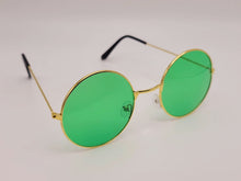 Load image into Gallery viewer, Vintage Big Round Spectacle Sunglasses Frame Fashion Hippie Green Color
