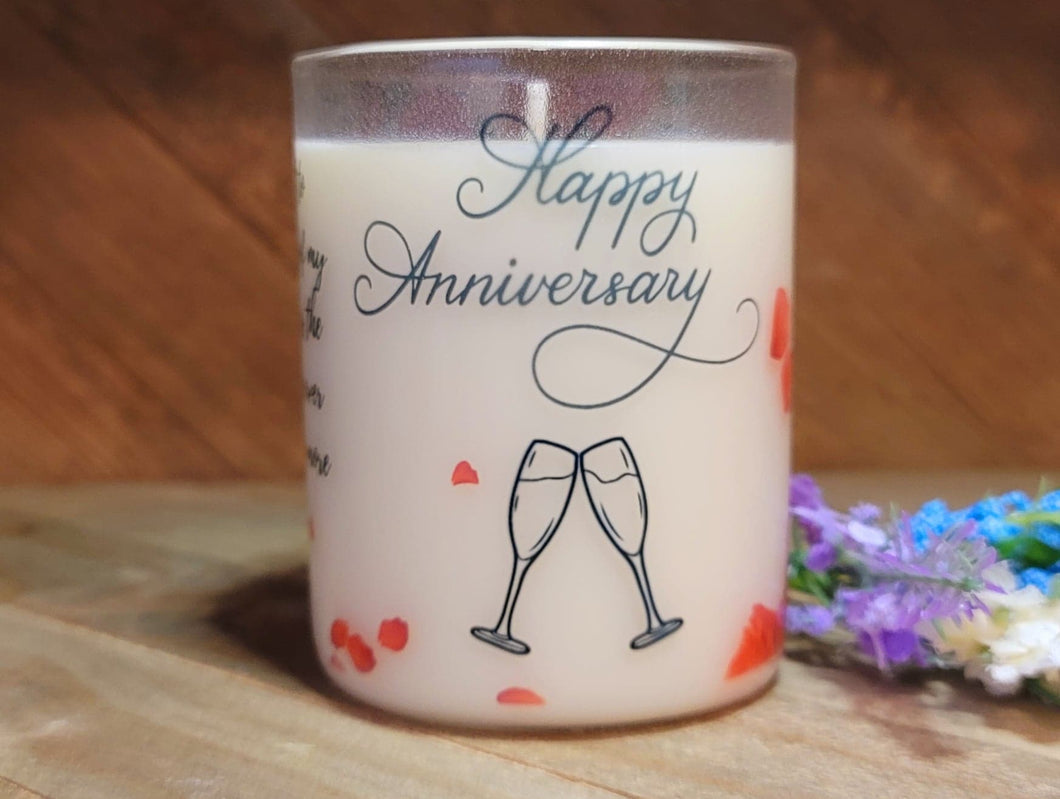 Personalized Anniversary Gift - Anniversary Gift - 16oz Soy Candle