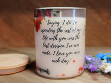 Load image into Gallery viewer, Personalized Anniversary Gift - Anniversary Gift - 16oz Soy Candle
