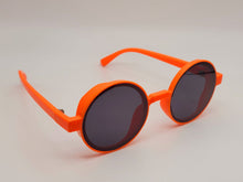 Load image into Gallery viewer, Steampunk Goggles Glasses Round Sunglasses Emo Retro Orange
