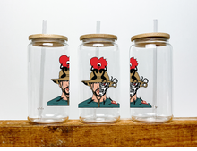 Load image into Gallery viewer, Bad Bunny Halloween Themed Iced Coffee Cup Glass - Trendy Glass
