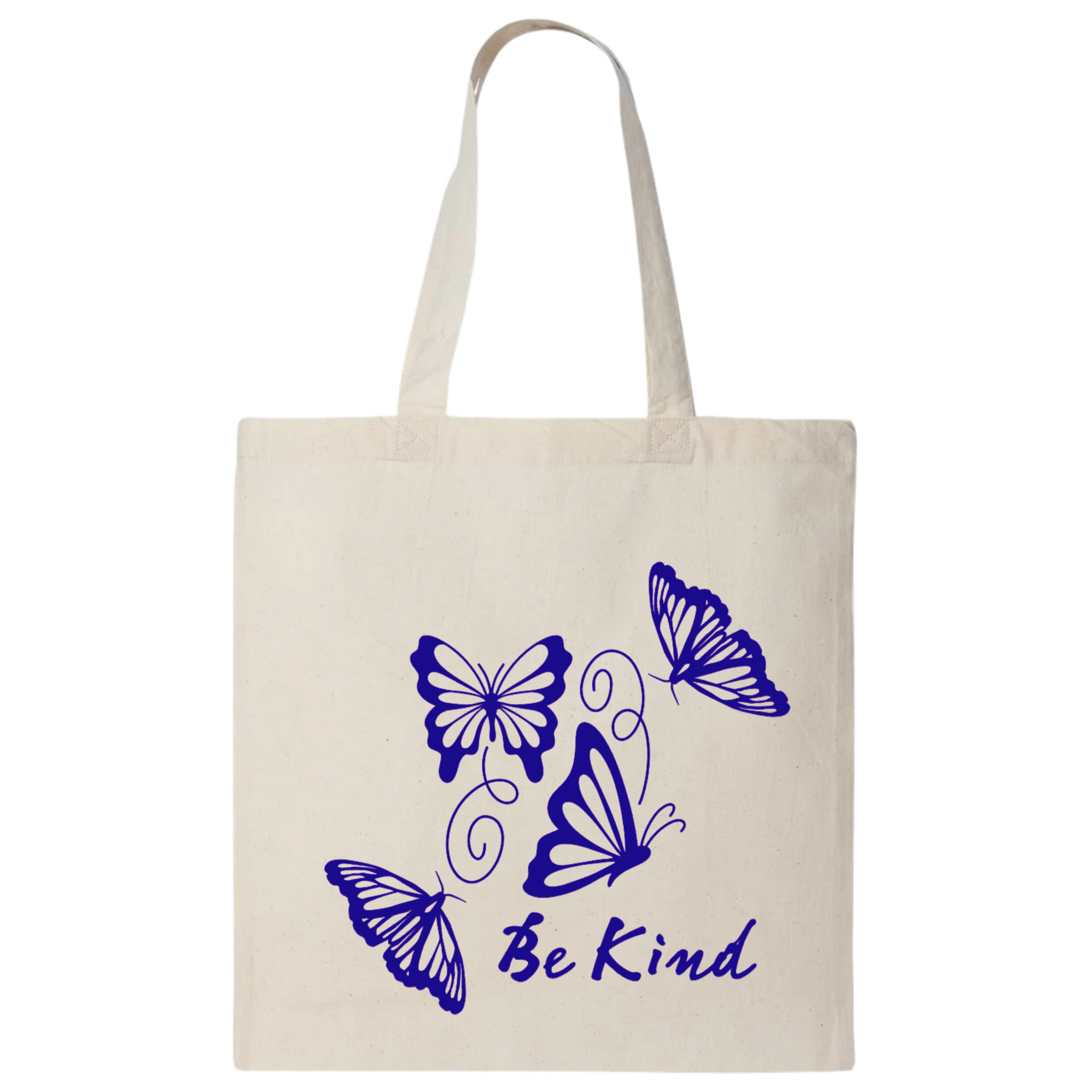 Butterfly Tote Bag BLUE BUTTERFLY TOTE Cute Tote Bag Aesthetic 