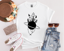 Load image into Gallery viewer, Planet Mushroom Shirt, Magic Mushroom clothing, Botanical Shirt,
