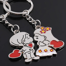 Load image into Gallery viewer, Lover&#39;s matching keychain- Me &amp; you keychain Valentine&#39;s gift
