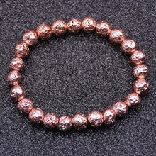 Load image into Gallery viewer, Elevate Your Style with our Lava Stone Beaded Bracelet Collection
