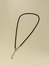 Load image into Gallery viewer, Blank Black Robe Necklace to add Crystal or pendant to, Gold Tone &amp; silver tone
