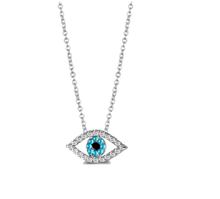 Load image into Gallery viewer, Beautiful Blue Evil Eye Necklace For Protection
