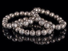 Load image into Gallery viewer, Elevate Your Style with our Lava Stone Beaded Bracelet Collection
