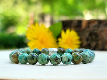 Load image into Gallery viewer, Turquoise Bracelet for Strength Intuition Communication
