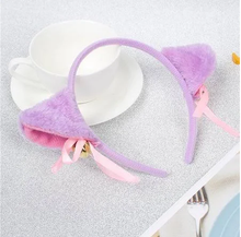 Load image into Gallery viewer, Extra Fluffy Cosplay Fox/Cat Ear Headband with Bells
