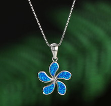 Load image into Gallery viewer, Cute Flower  Dainty Necklace - gift for her Silver Tone
